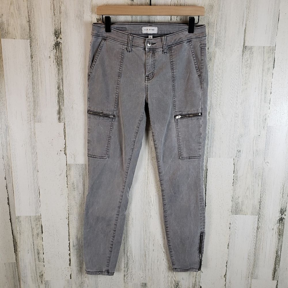 Lila Ryan Ida Cargo Skinny Jeans Sz 8